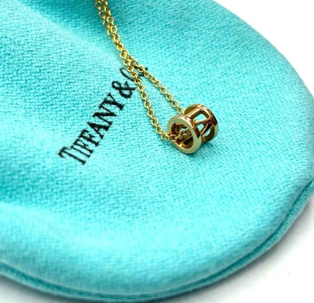 ティファニー アトラス オープン ミニ ネックレス K18 750