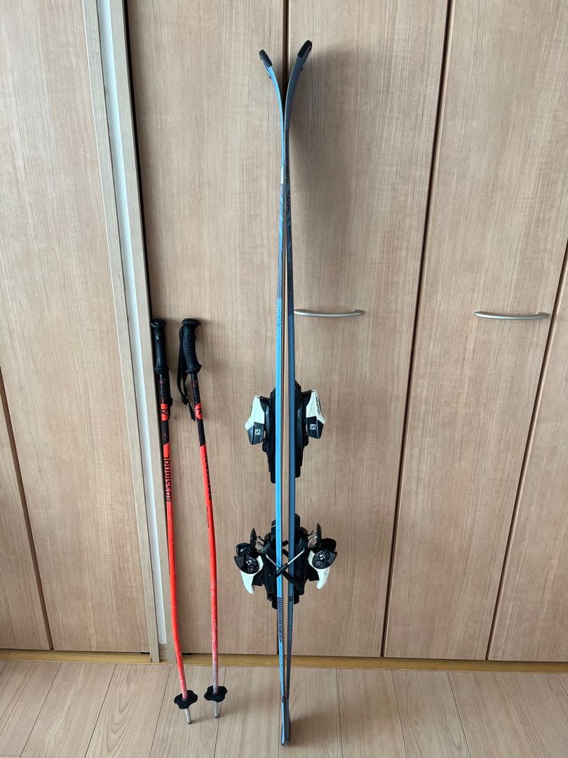 サロモン(SALOMON)ジュニア 子供用 スキー板 ビンディングセット