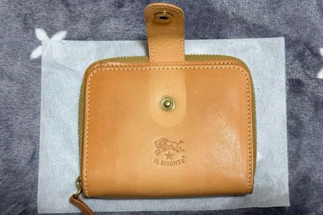 IL BISONTE ベージュ 折り財布