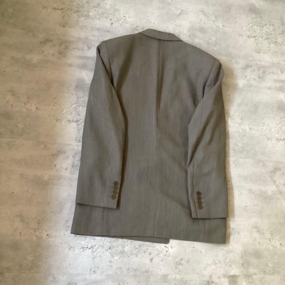 Christian Dior スーツセットアップ　ツイード　グレージュ　背抜き