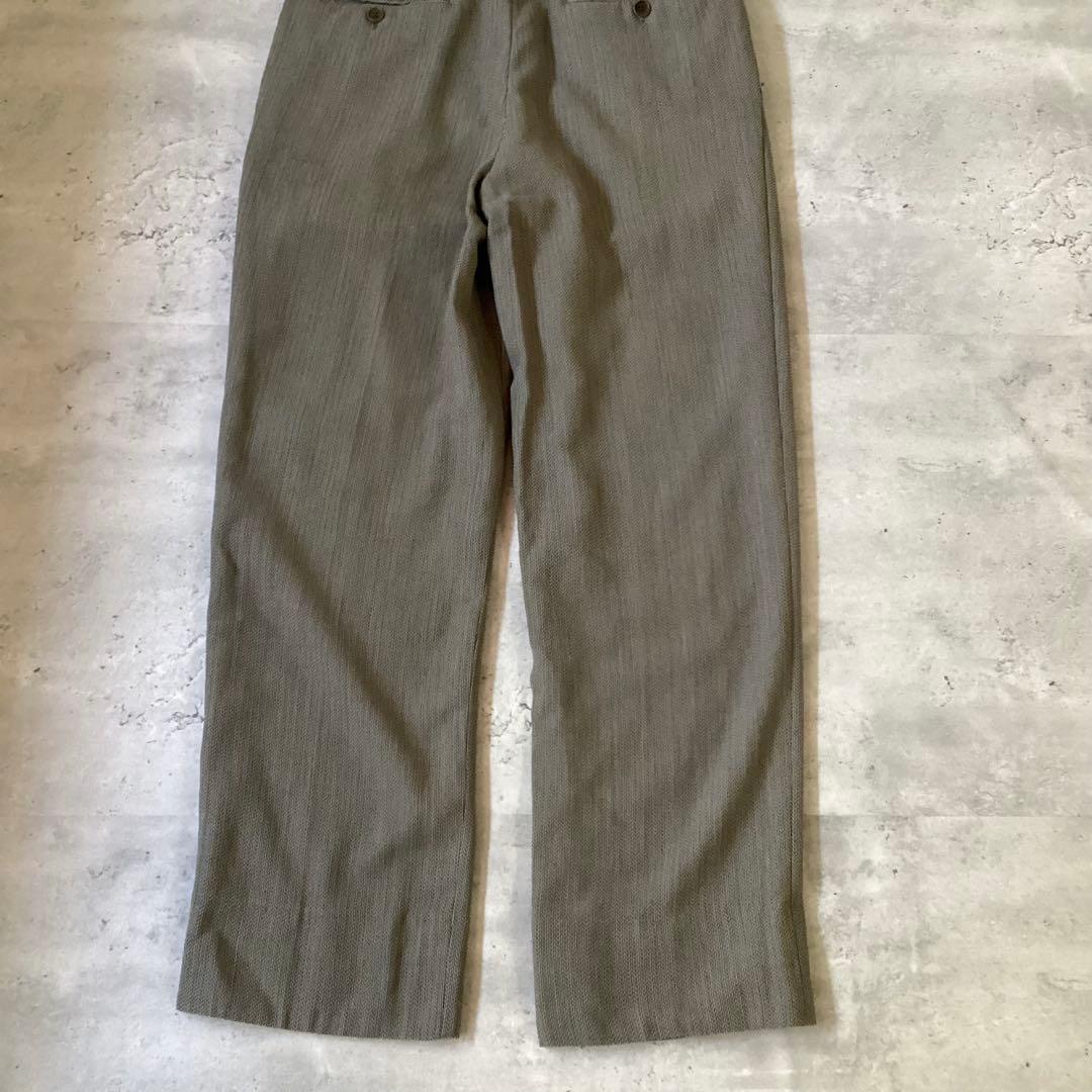 Christian Dior スーツセットアップ　ツイード　グレージュ　背抜き