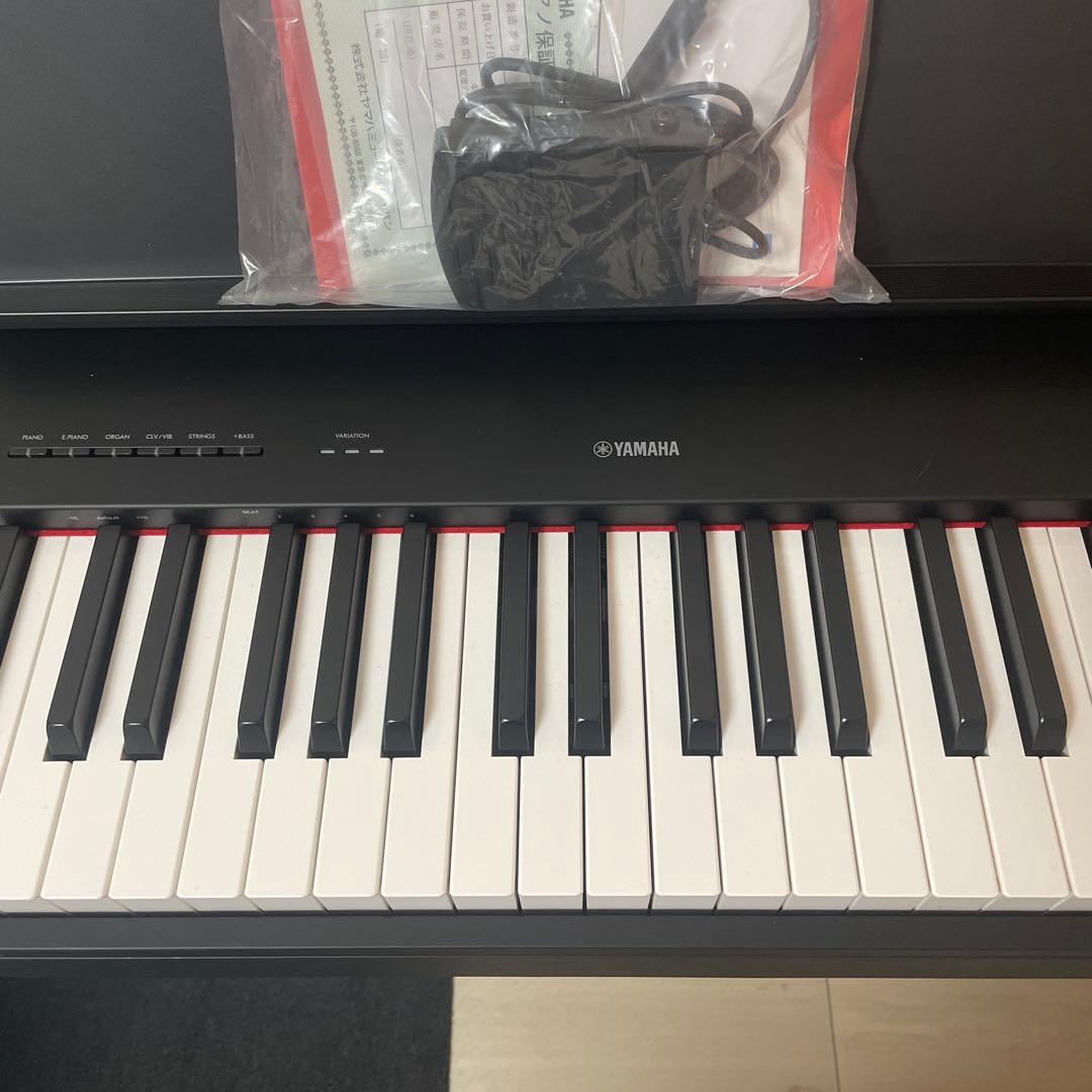 YAMAHA P-225B 電子ピアノ電子ピアノ 本体とケーブル、カバー付き