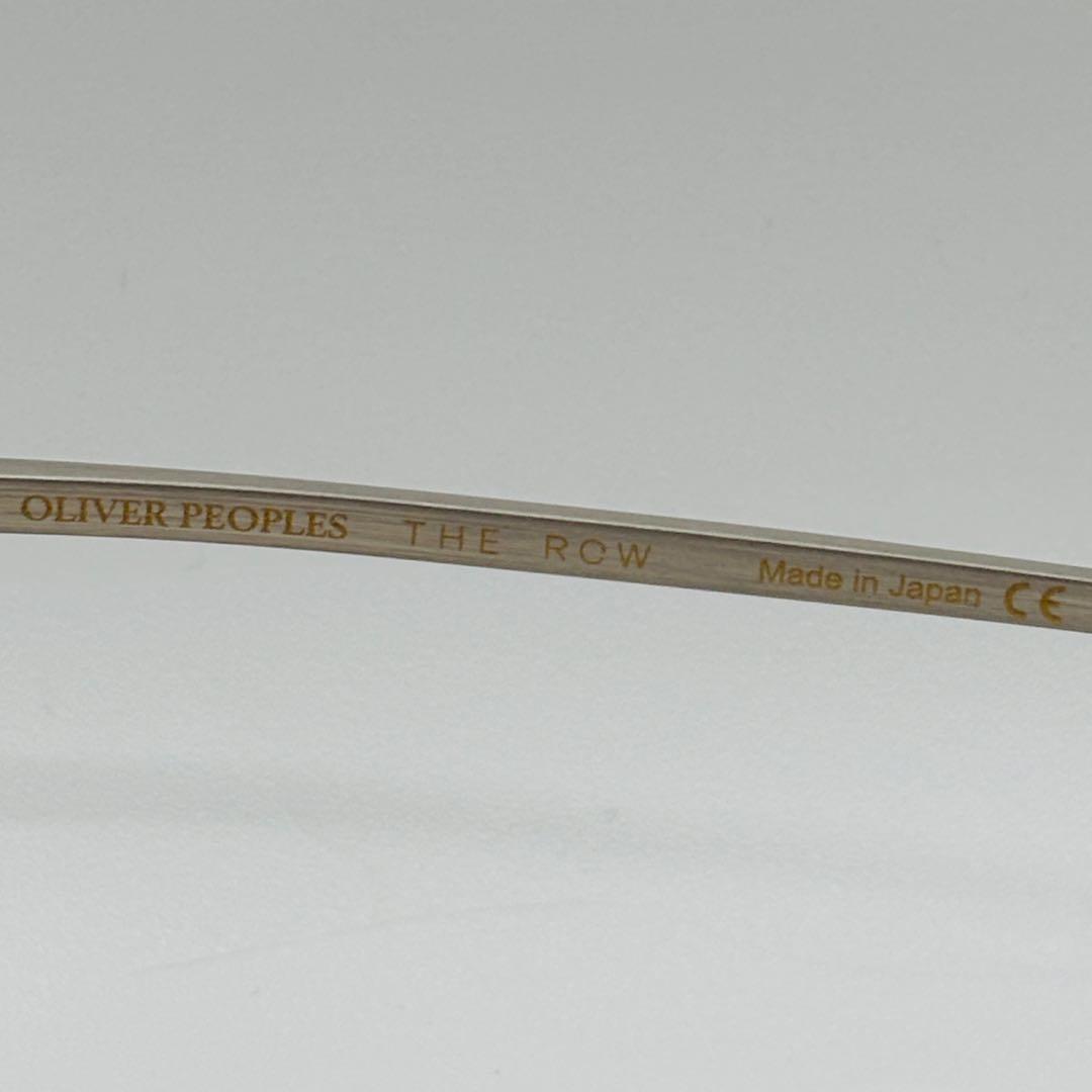 オリバーピープルズ×ザ・ロウ ラウンドサングラス メタル オレンジ