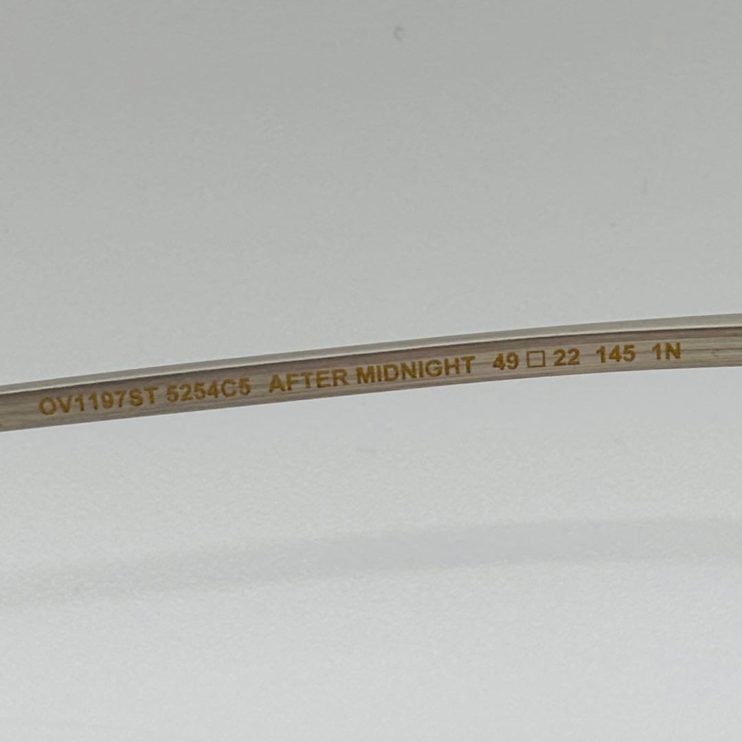 オリバーピープルズ×ザ・ロウ ラウンドサングラス メタル オレンジ