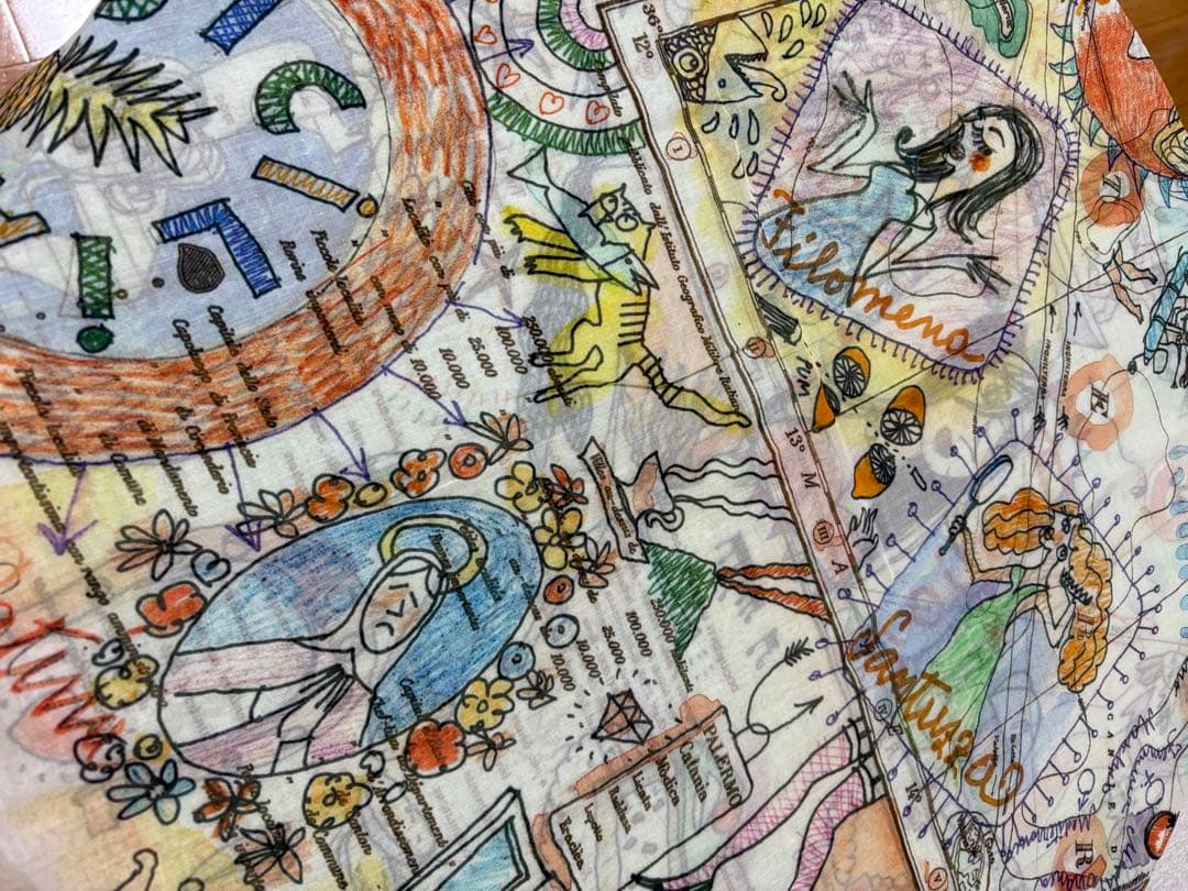 Faliero Sarti ファリエロ　サルティ 大判ストール