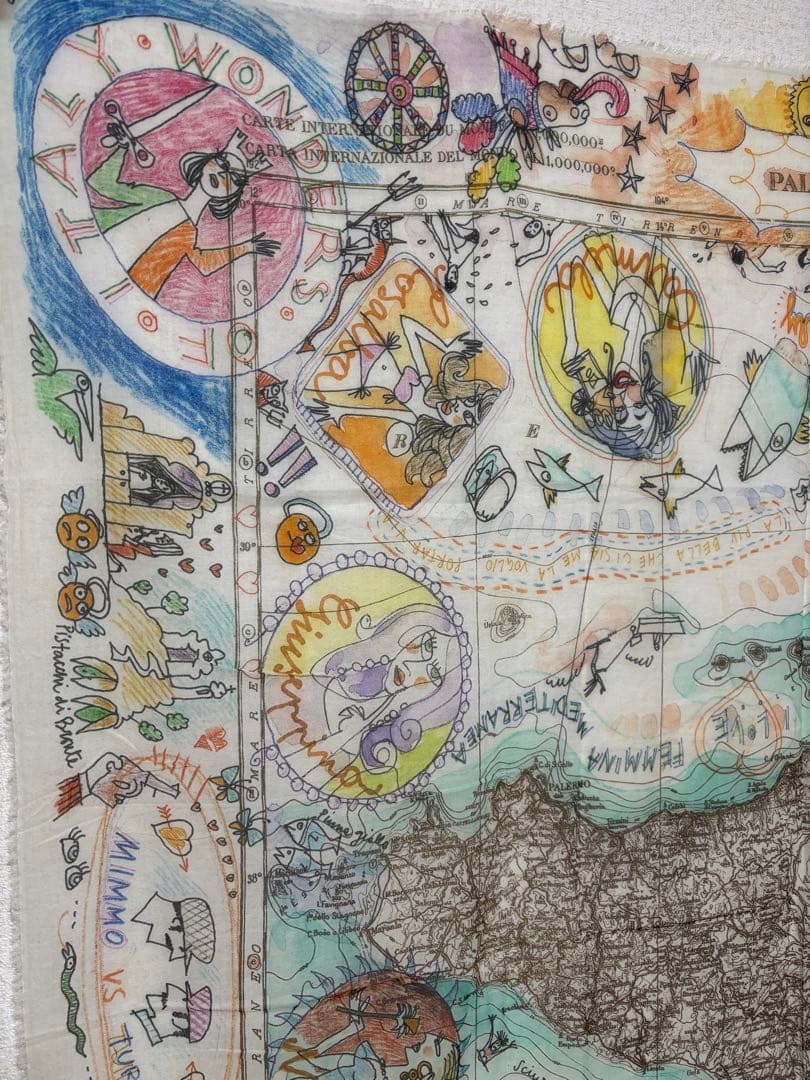 Faliero Sarti ファリエロ　サルティ 大判ストール