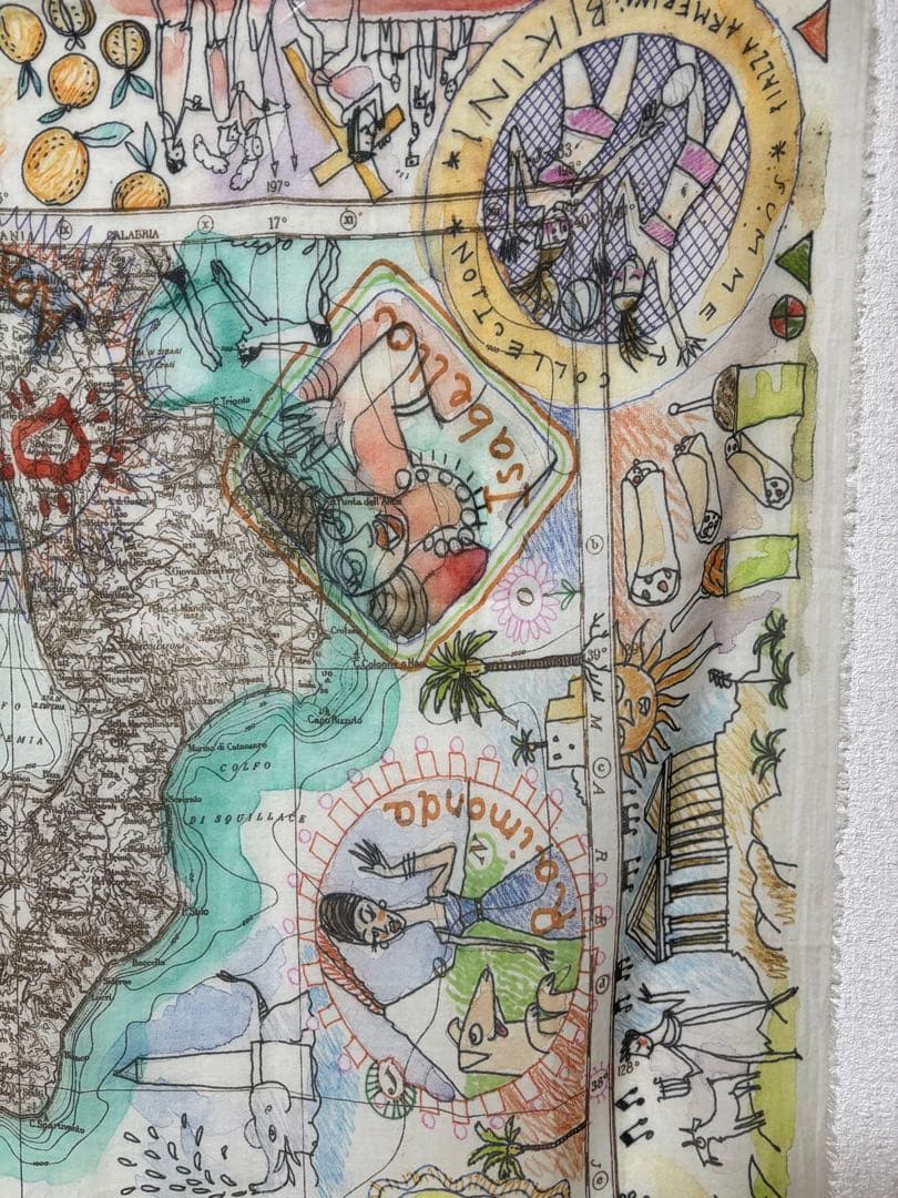 Faliero Sarti ファリエロ　サルティ 大判ストール