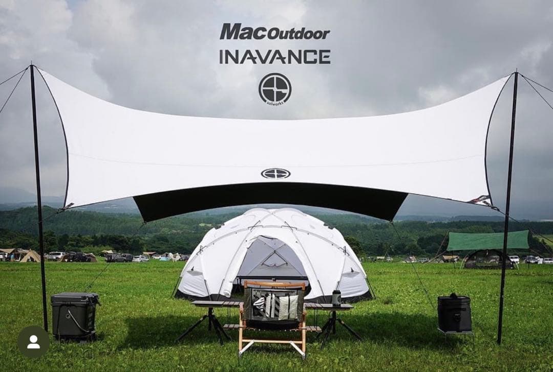 ヘキサタープ MacOne x SOL x INAVANCE コラボタープ M