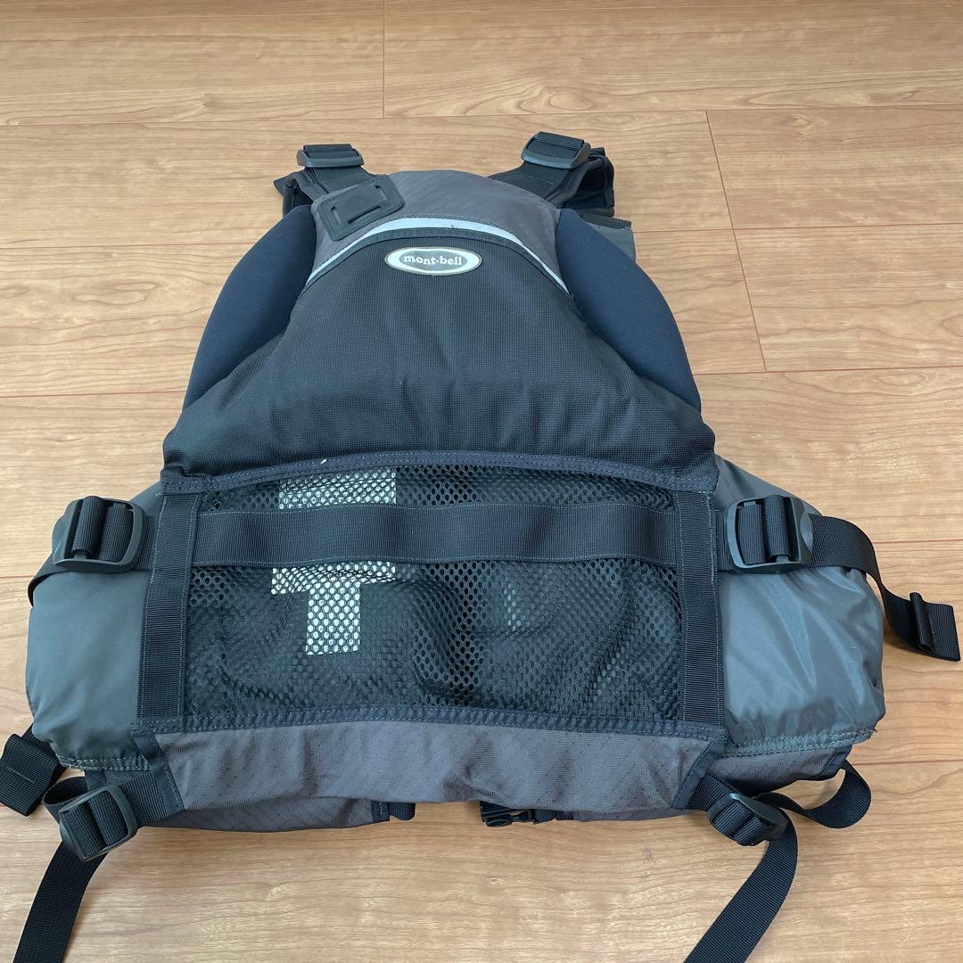 モンベルライフジャケットアングラー サイズ L/XL 黒