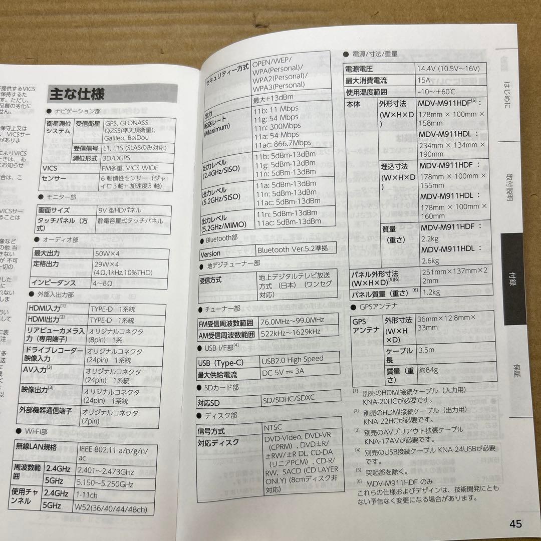 ケンウッド(Kenwood) カーナビ 彩速 9インチ MDV-M911HDL