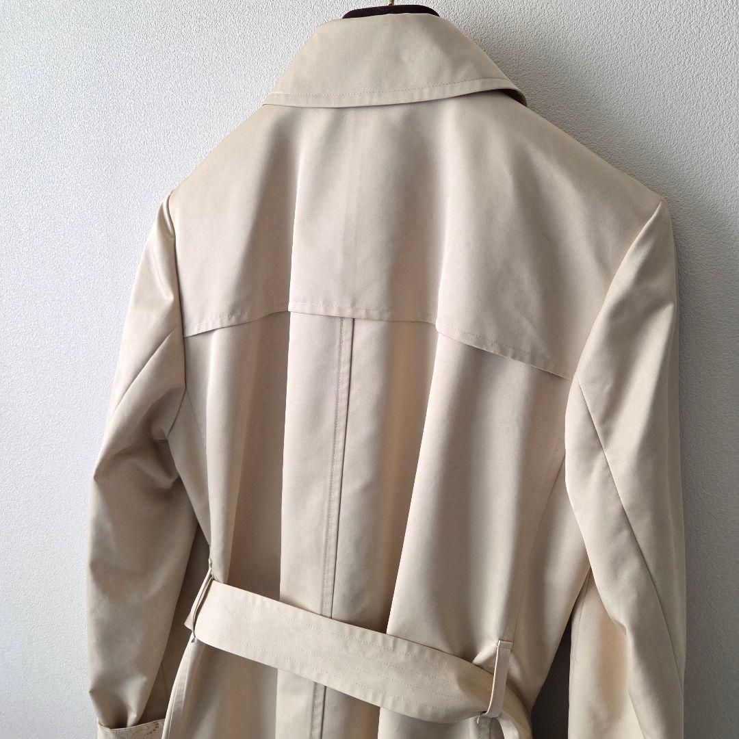 【Aquascutum】 コート ライトベージュ 9号 アクアスキュータム