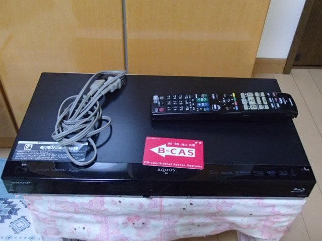 SHARP BD-W520 ブルーレイレコーダー整備点検済み、動作品