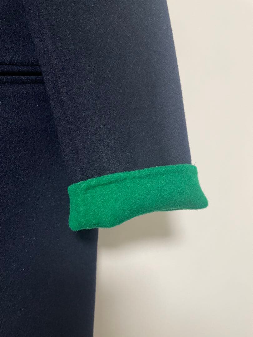 ENFOLD エンフォルド ネイビー チェスターコート38