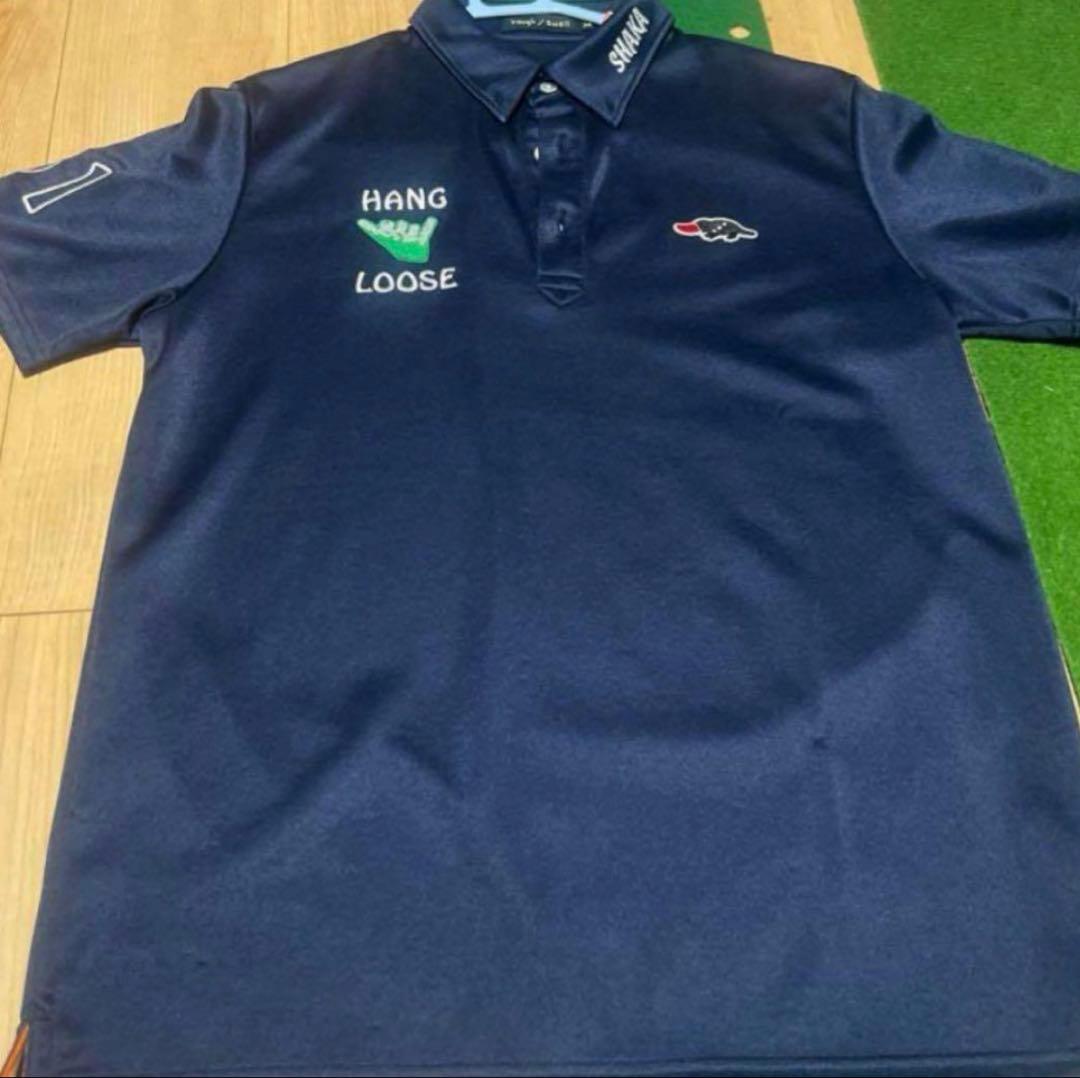 ラフ＆スウェル　ゴルフウェア　ネイビー　Ｍサイズ used 美品