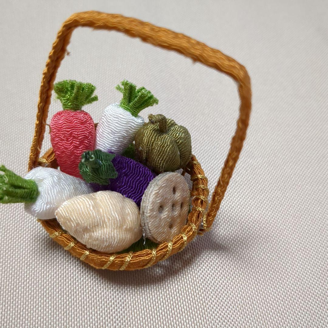 ちりめん細工　　おせち　料理　籠盛など　11点　（12月7日　4点追加しました）