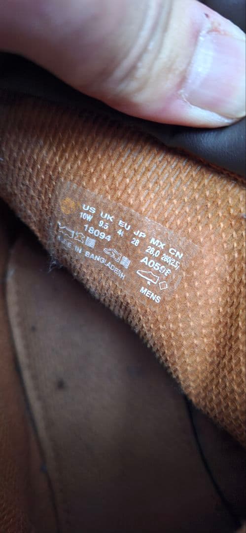 【買間】Timberland　ワークブーツ　#18094　　28.0cm