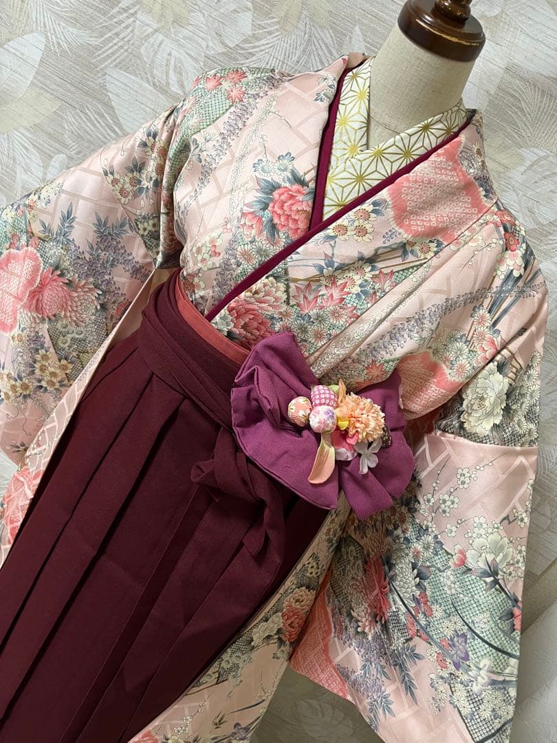 袴セット　振袖正絹　着物正絹　大学生袴　小学生袴　卒業式袴