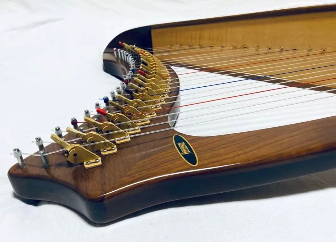 AOYAMA 25S 青山ハープ 25弦 コンパクト ノンペダル 軽量 ケース付