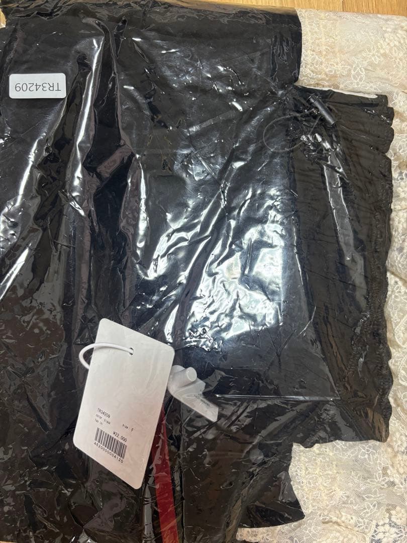 パンツ theredthread S nylon jersey pants lace