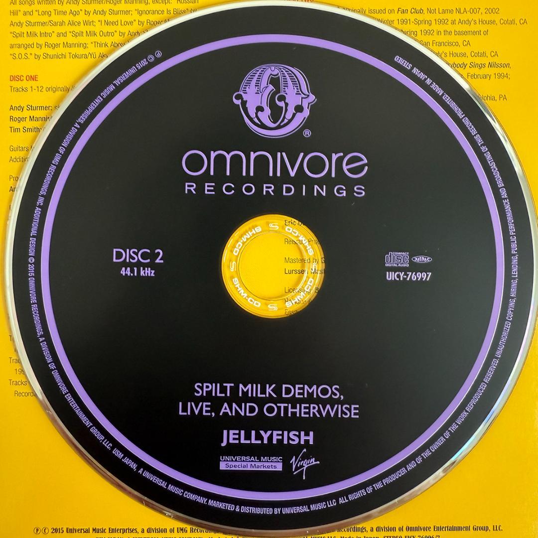 ジェリーフィッシュ「こぼれたミルクに泣かないで」デラックス盤 SHM-CD