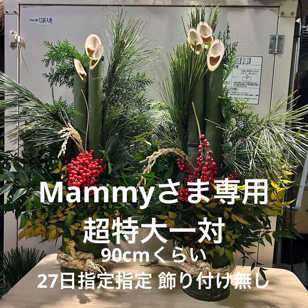 Mammyさま専用 超特大一対 門松 ハンドメイド 自然栽培