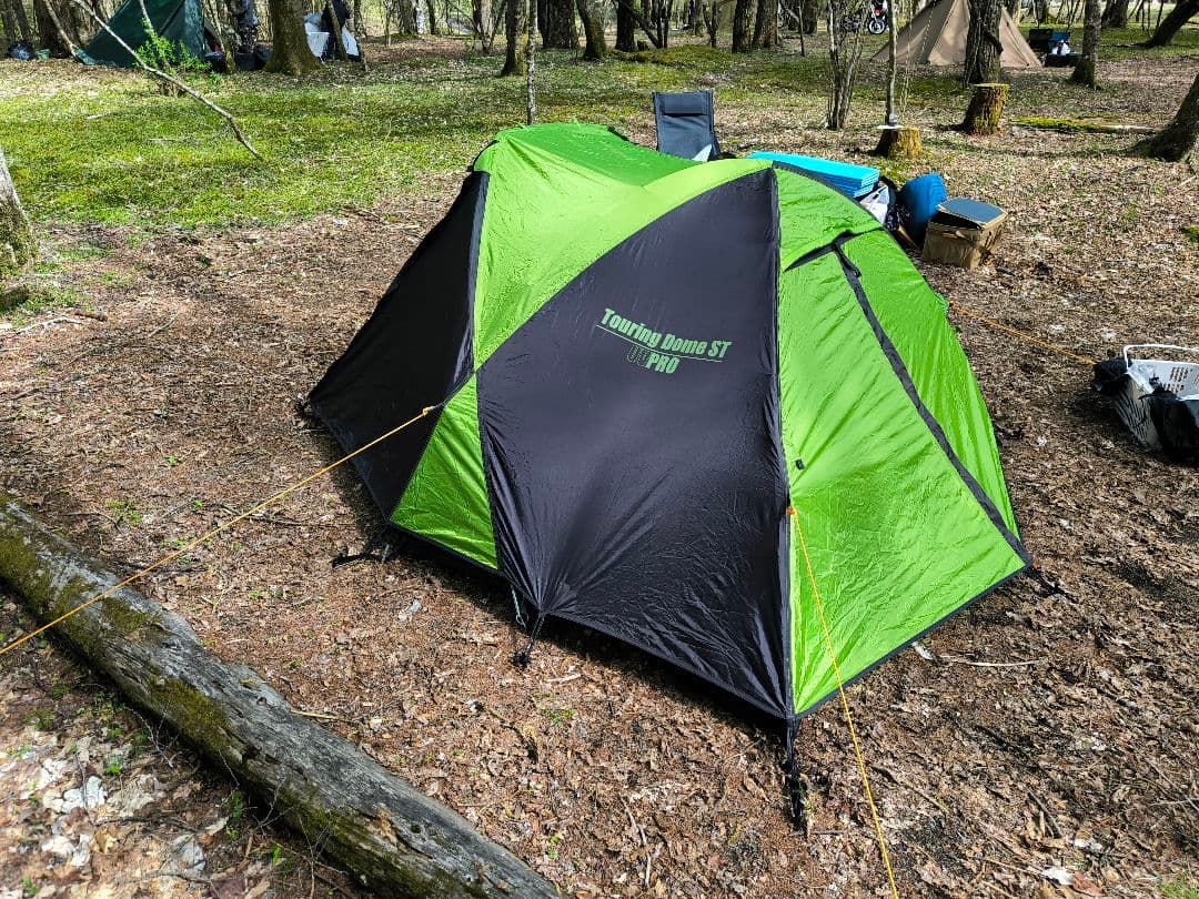 【美品☆使用2回】ColemanツーリングドームSTコールマンコンパクト緑カーキ