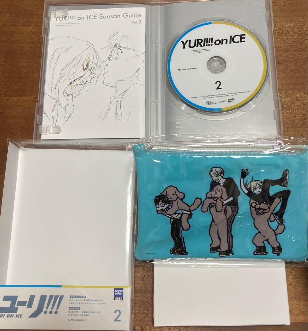 【収納BOX付き】ユーリ!!! on ICE DVD全巻　ほぼ全て封入特典あり