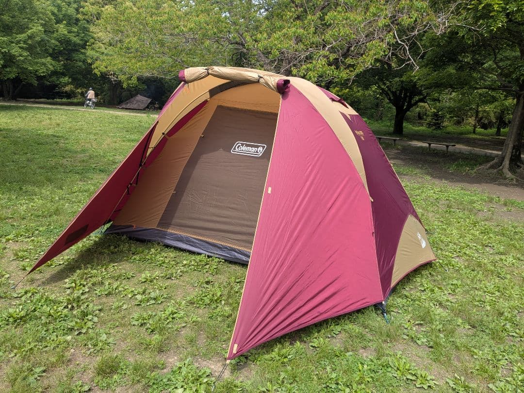 コールマン　タフドーム/3025　バーガンディ　インナーマットのおまけ付き