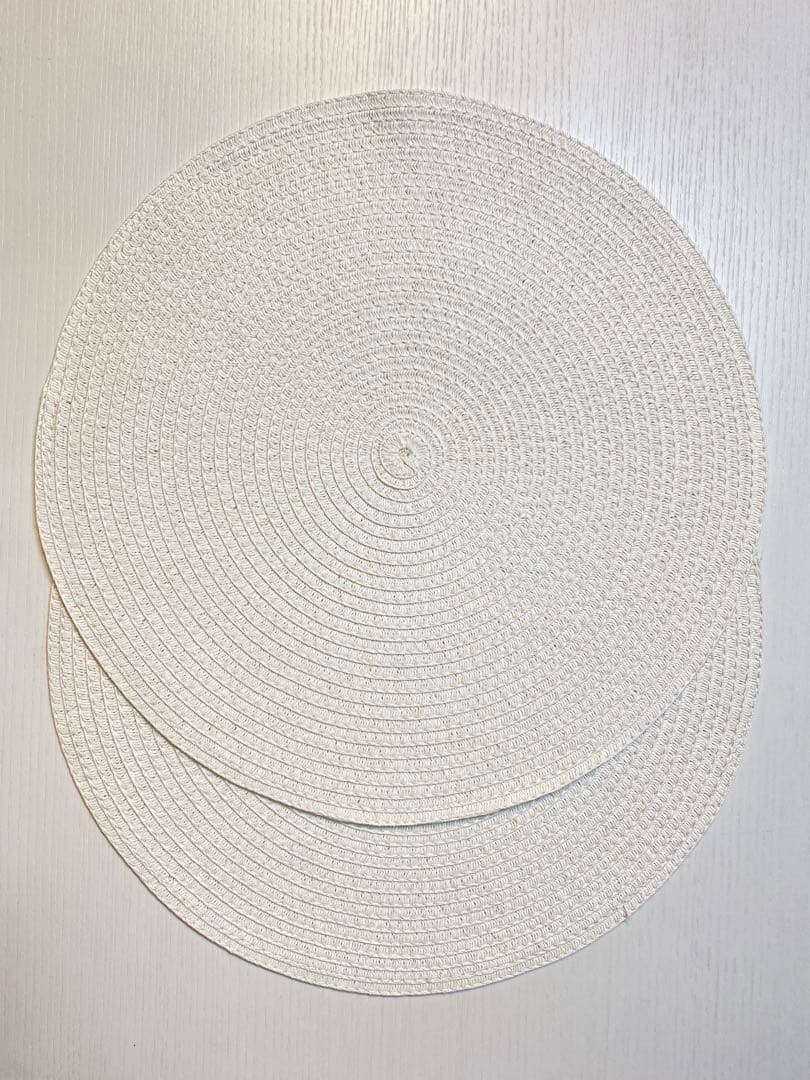 kgka✨円形ランチョンマット（各2枚）8色セット/プレート2枚