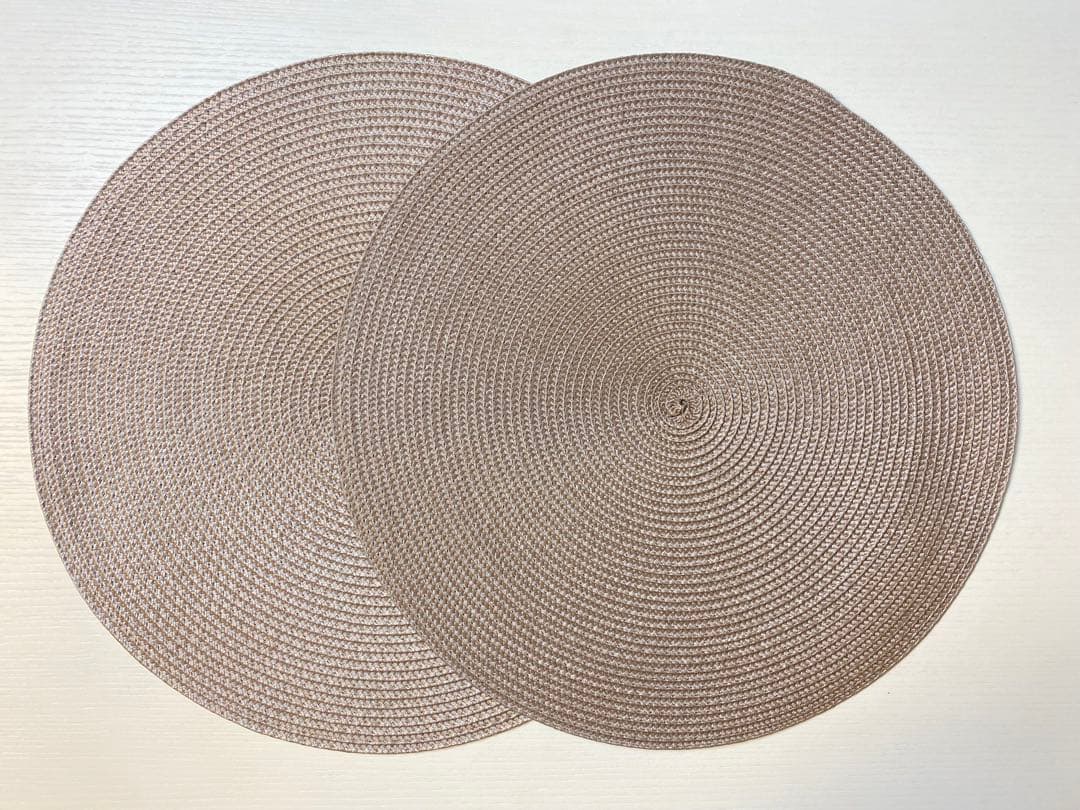 kgka✨円形ランチョンマット（各2枚）8色セット/プレート2枚