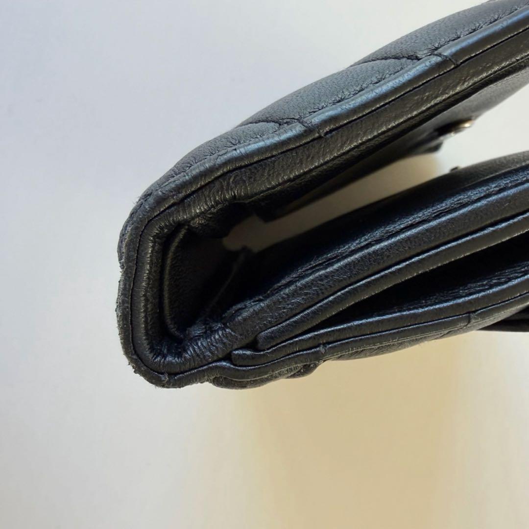 Saint Laurent サンローラン 折り財布 ブラック