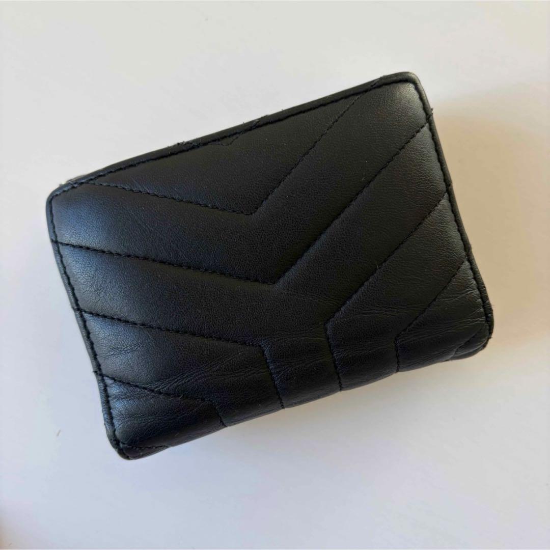 Saint Laurent サンローラン 折り財布 ブラック