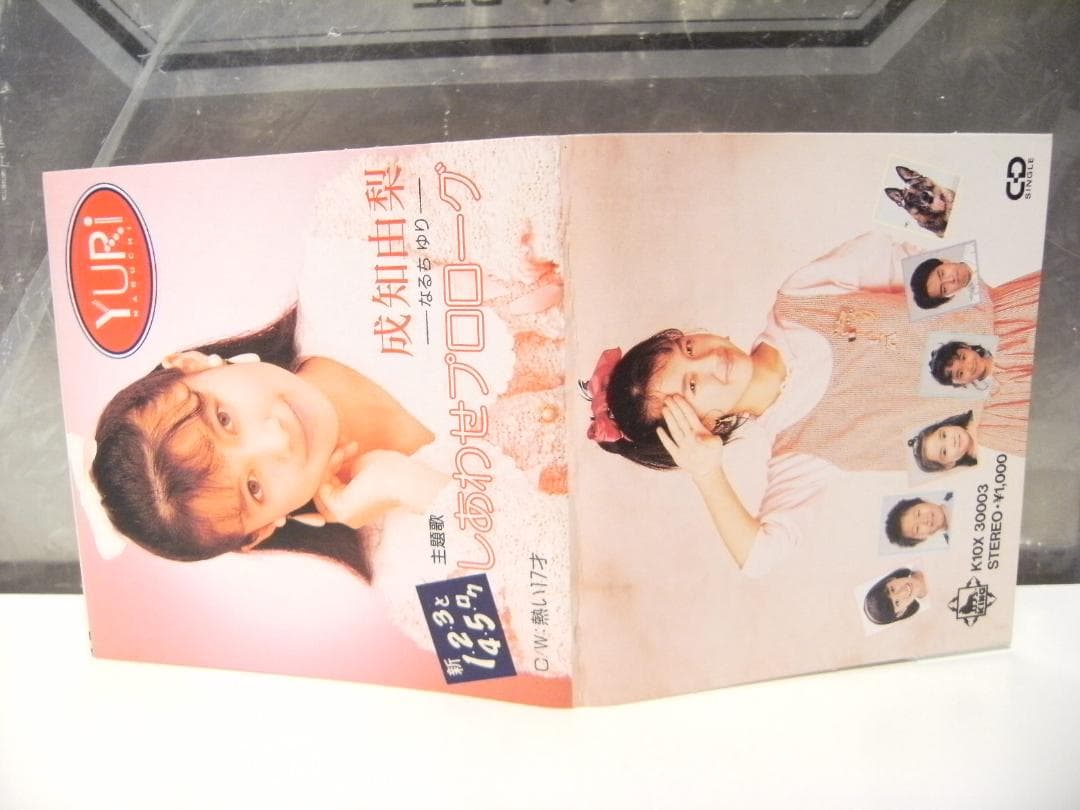 廃盤★レトロ★1989年 アイドル 成知由梨 しあわせプロローグ CDシングル