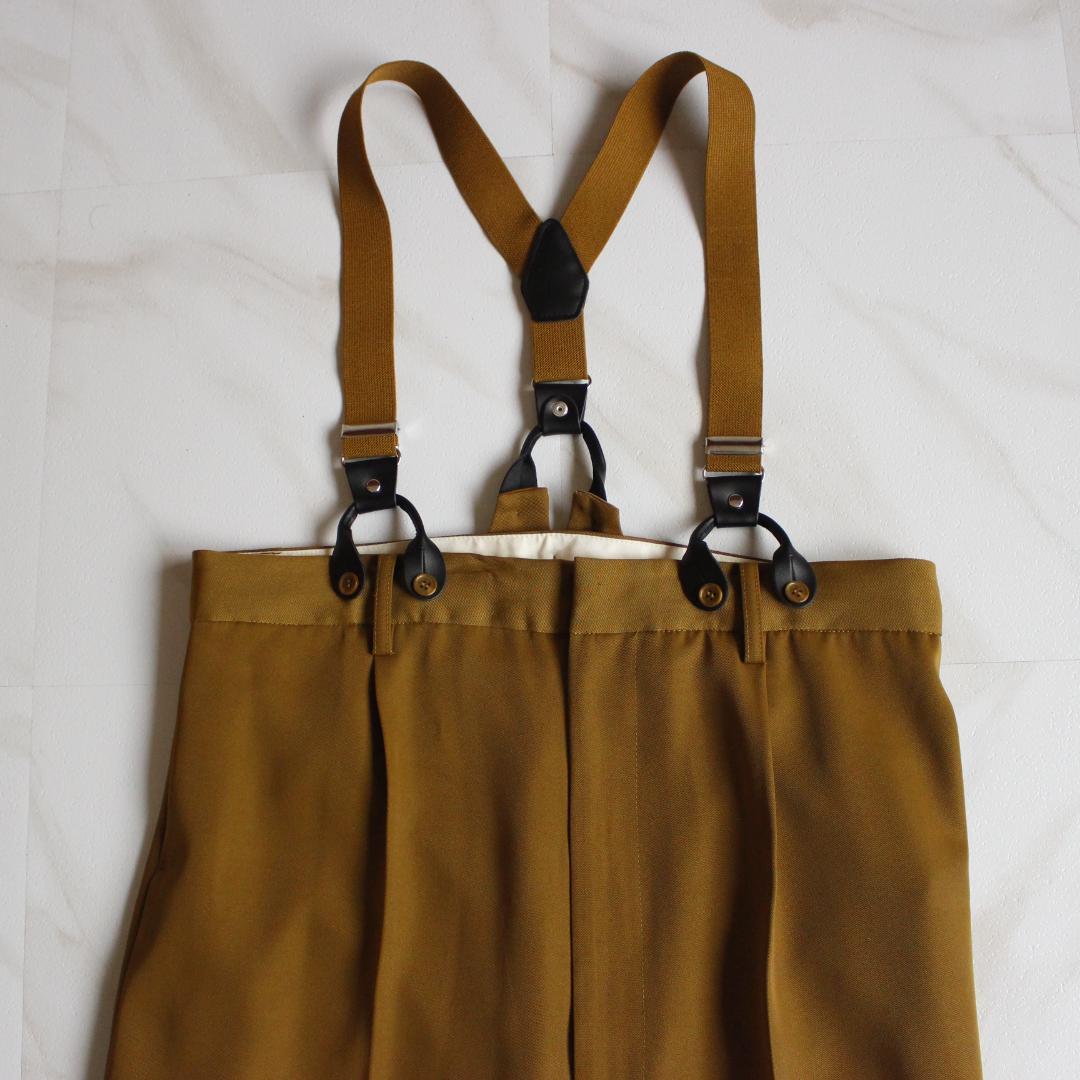 【極美品】AMERI VINTAGE サスペンダーパンツ Mサイズ ブロンズ