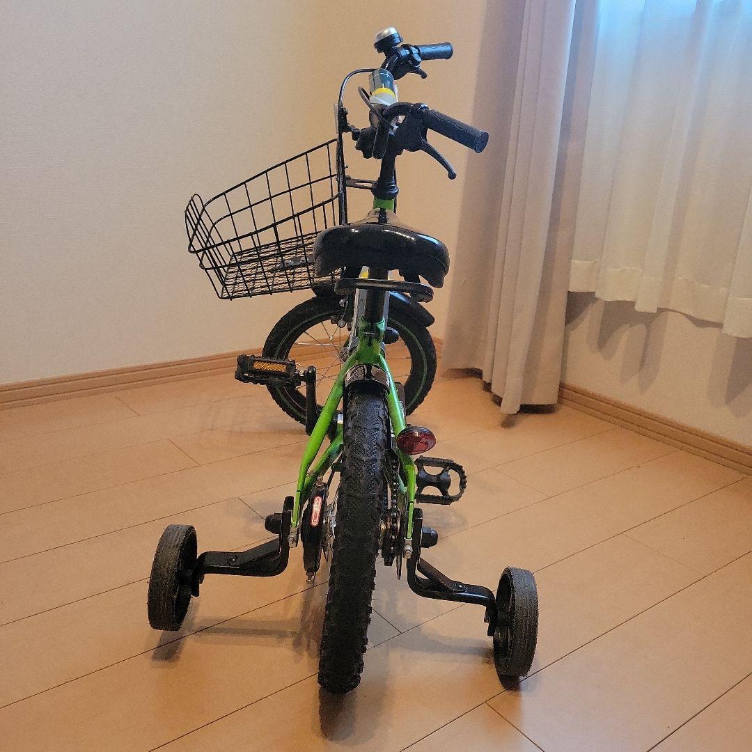 幼児用・子供用自転車　14インチ　BMXテイスト　グリーン