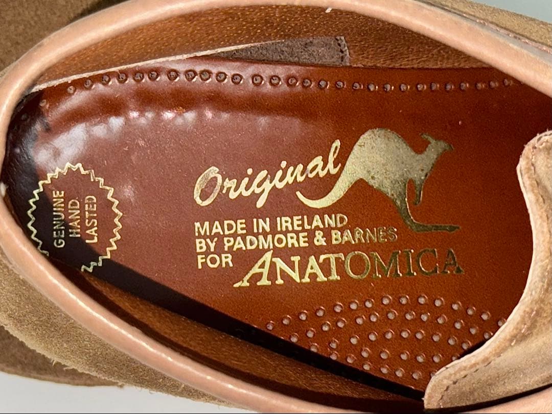 アナトミカ x Padmore&Barnes ワラビー レザー シューズ ブーツ