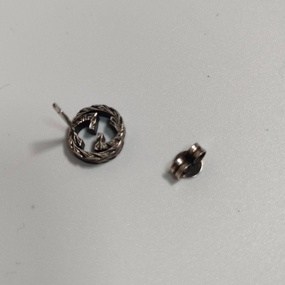 GUCCI インターロッキングG ピアス シルバー925 アラベスク