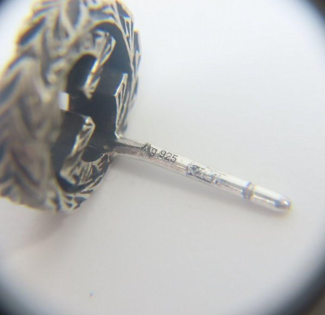 GUCCI インターロッキングG ピアス シルバー925 アラベスク