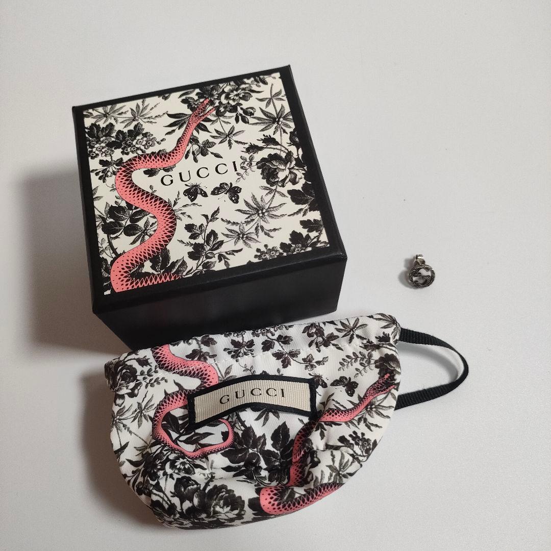 GUCCI インターロッキングG ピアス シルバー925 アラベスク