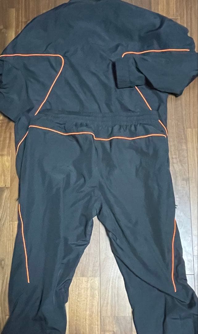 EA7 ブラック　セットアップ