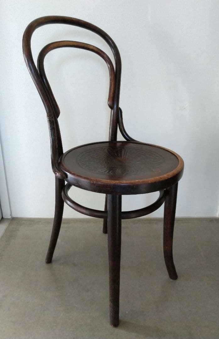 アンティークベントウッドチェア　ヴィンテージ曲げ木椅子 ダークブラウン