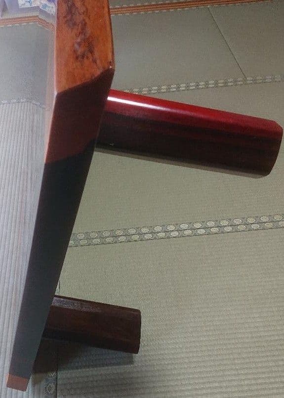 【Chimiketa品】大きな木製座卓 光沢仕上げ