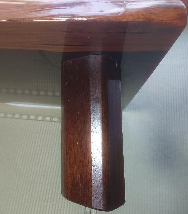 【Chimiketa品】大きな木製座卓 光沢仕上げ
