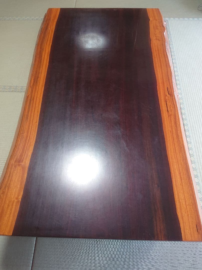 【Chimiketa品】大きな木製座卓 光沢仕上げ