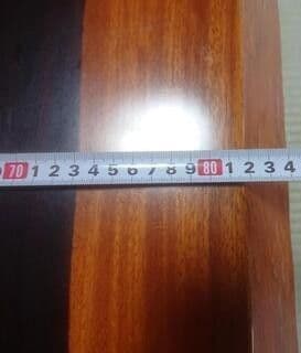 【Chimiketa品】大きな木製座卓 光沢仕上げ