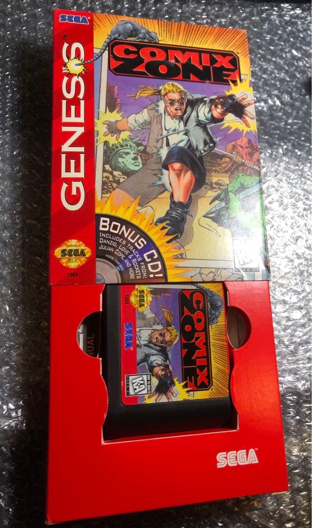 ジェネシス版【新品未使用】コミックスゾーン