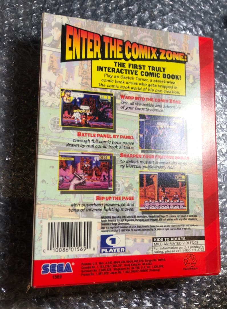 ジェネシス版【新品未使用】コミックスゾーン