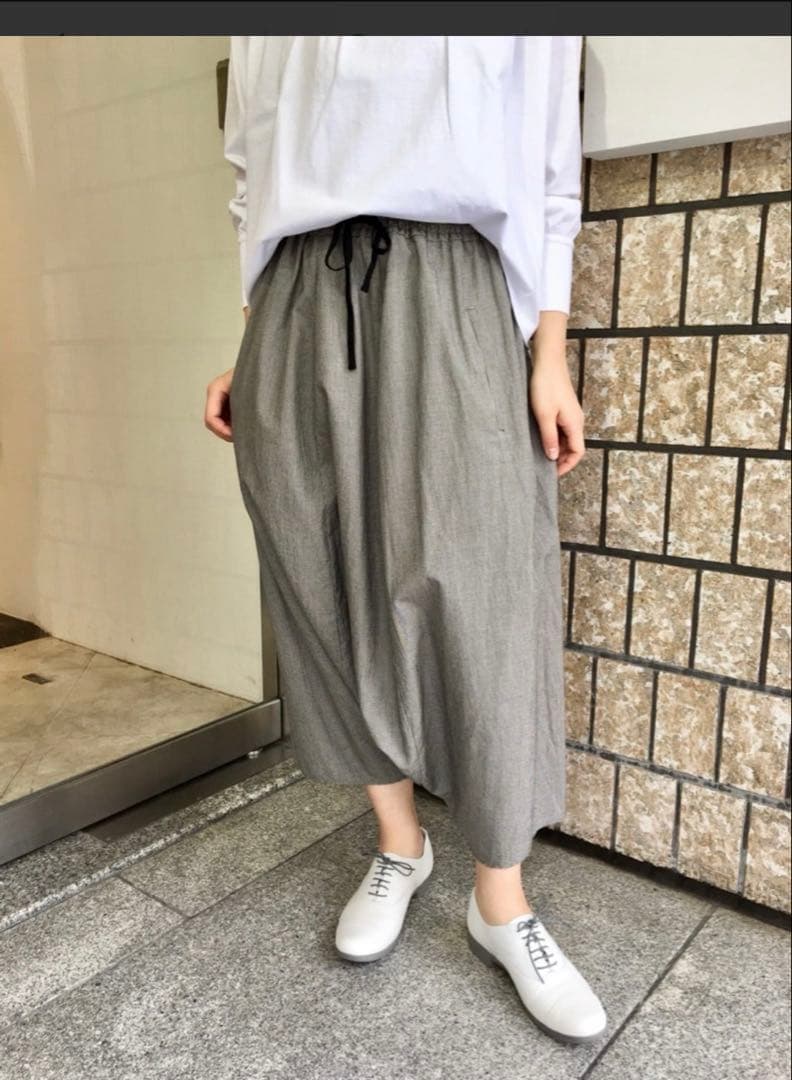 FACTORY ファクトリー✳︎ペルー綿サルエルパンツ　ブラック