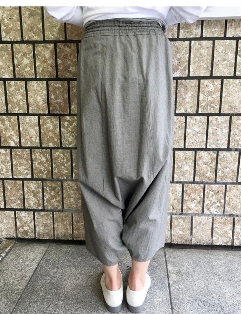 FACTORY ファクトリー✳︎ペルー綿サルエルパンツ　ブラック