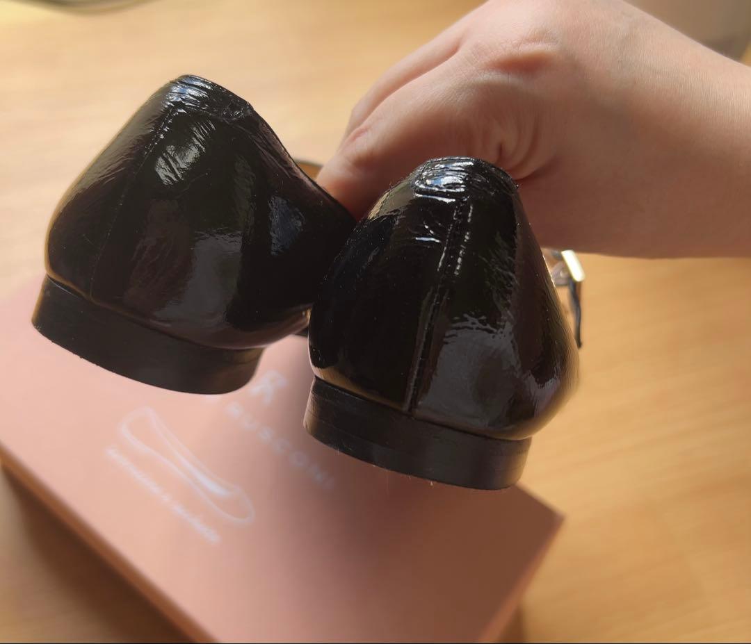 FABIO RUSCONI 【美品】メリージェーンシューズ黒